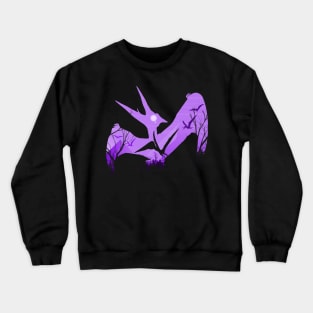 Pteranodon Sunset Silhouette Crewneck Sweatshirt